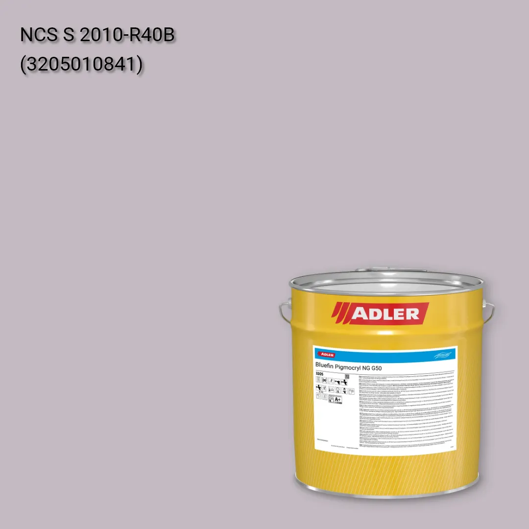 Лак меблевий Bluefin Pigmocryl NG G50 колір NCS S 2010-R40B, Adler NCS S