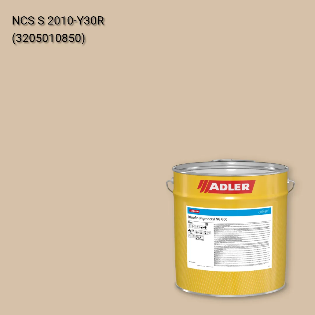 Лак меблевий Bluefin Pigmocryl NG G50 колір NCS S 2010-Y30R, Adler NCS S