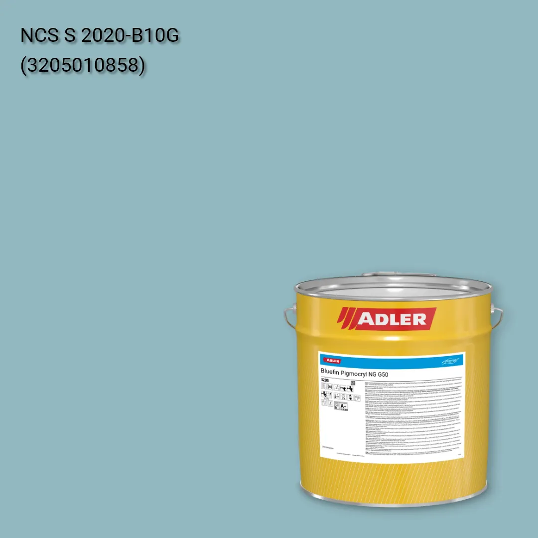 Лак меблевий Bluefin Pigmocryl NG G50 колір NCS S 2020-B10G, Adler NCS S