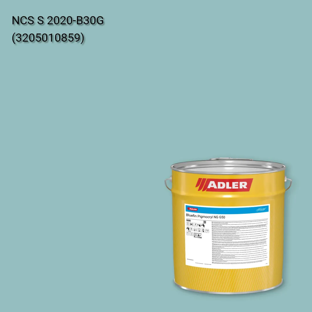 Лак меблевий Bluefin Pigmocryl NG G50 колір NCS S 2020-B30G, Adler NCS S