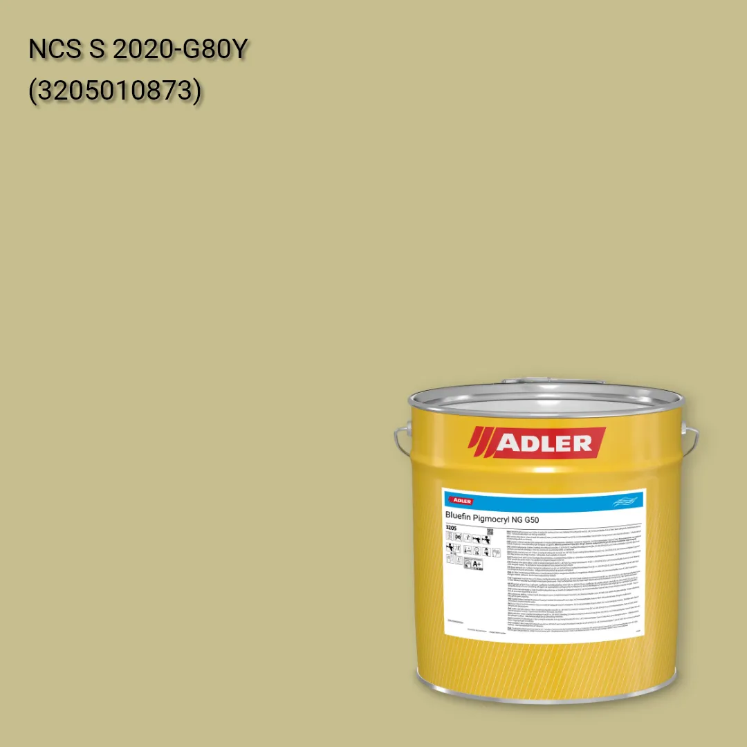 Лак меблевий Bluefin Pigmocryl NG G50 колір NCS S 2020-G80Y, Adler NCS S