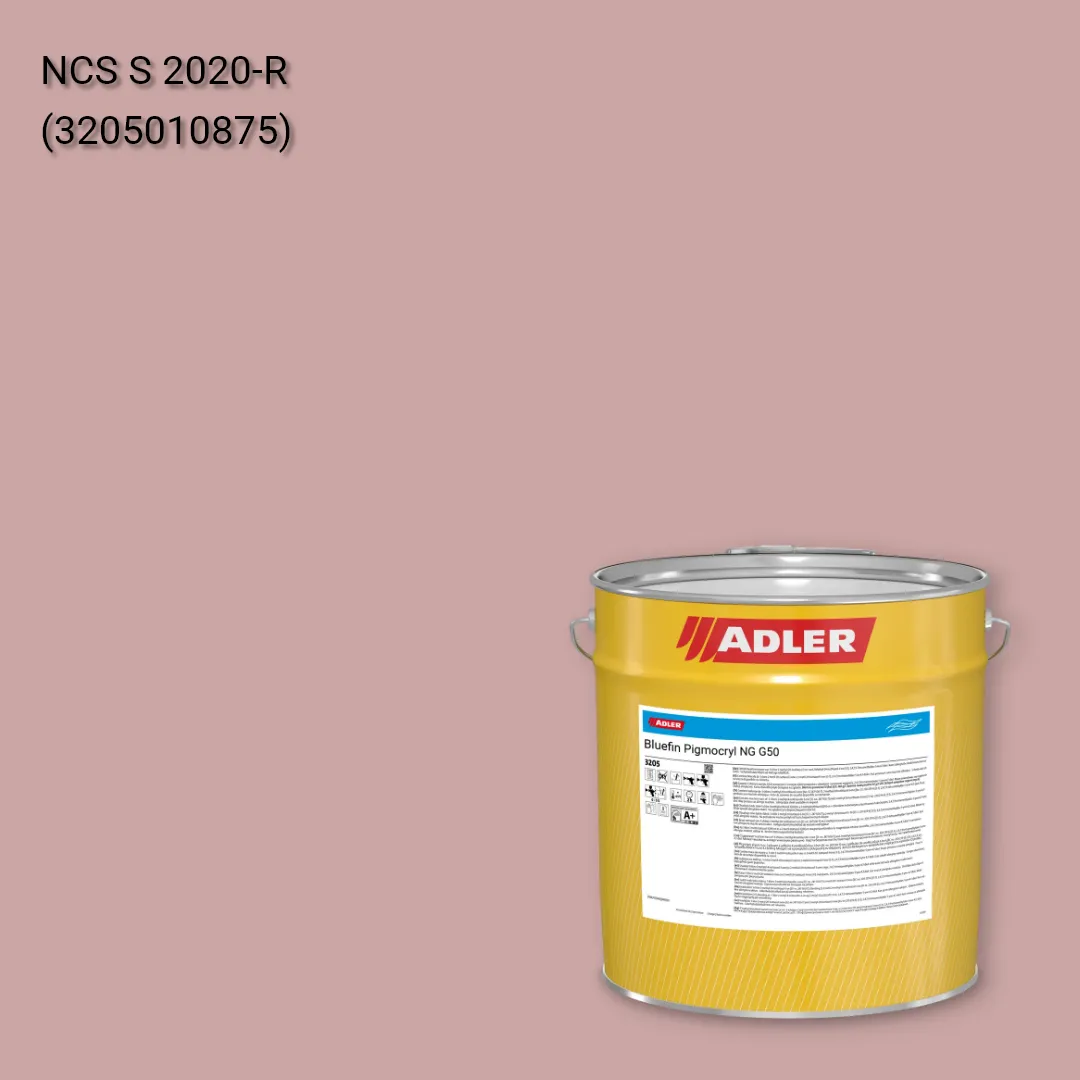 Лак меблевий Bluefin Pigmocryl NG G50 колір NCS S 2020-R, Adler NCS S
