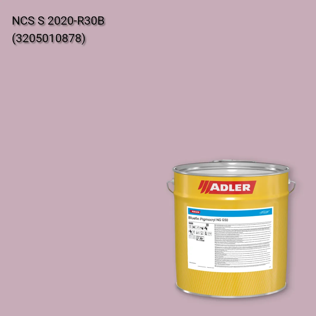 Лак меблевий Bluefin Pigmocryl NG G50 колір NCS S 2020-R30B, Adler NCS S