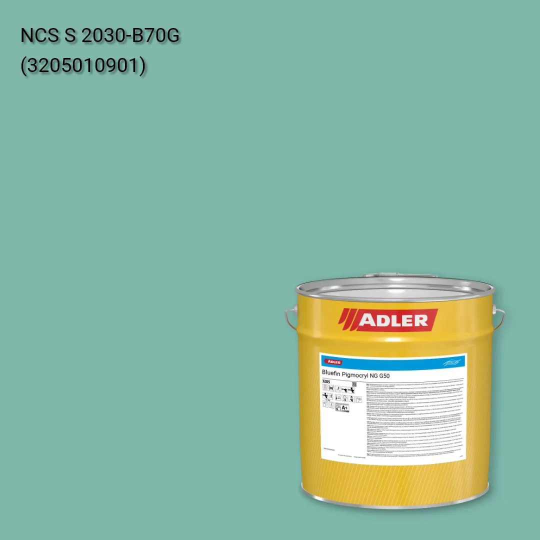 Лак меблевий Bluefin Pigmocryl NG G50 колір NCS S 2030-B70G, Adler NCS S