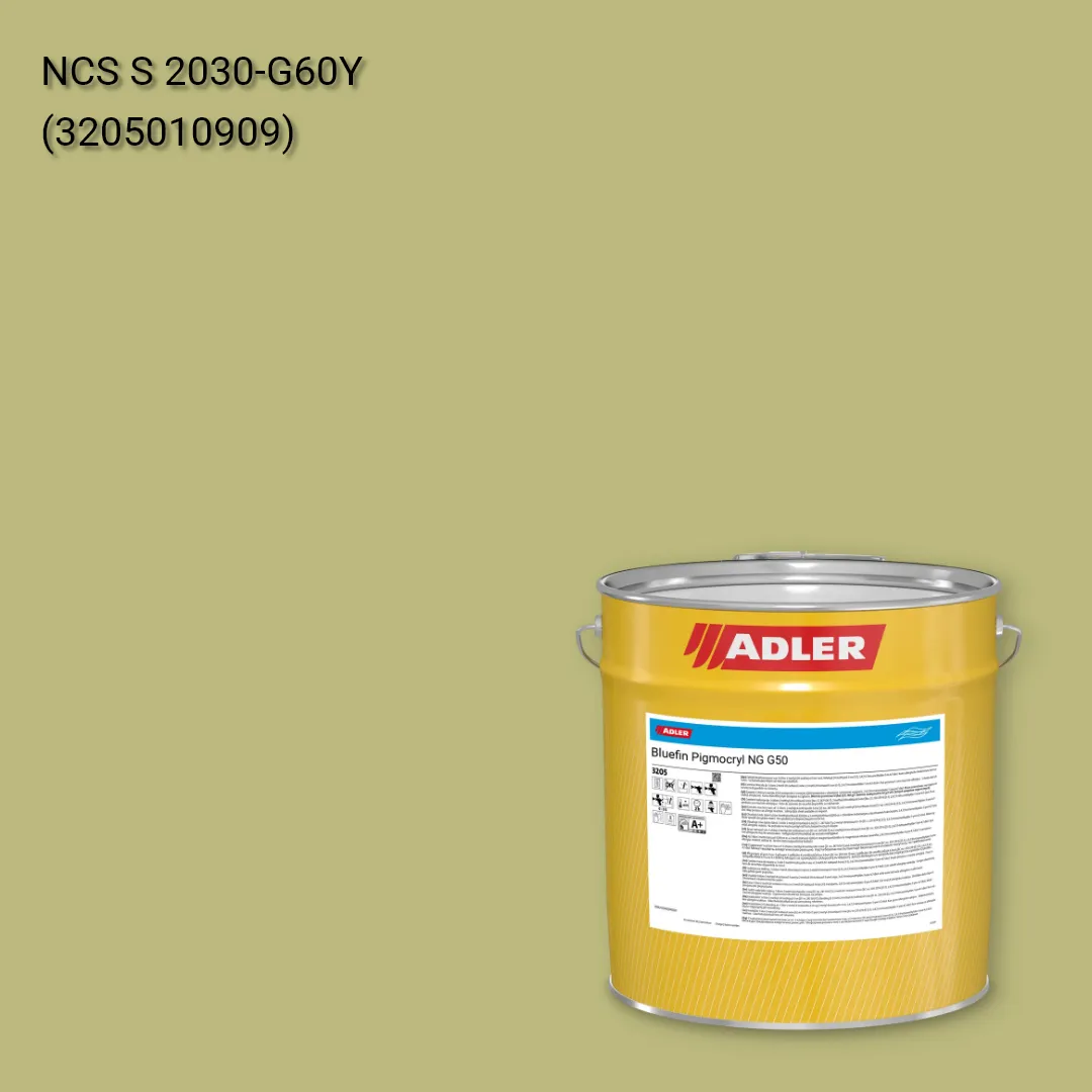 Лак меблевий Bluefin Pigmocryl NG G50 колір NCS S 2030-G60Y, Adler NCS S