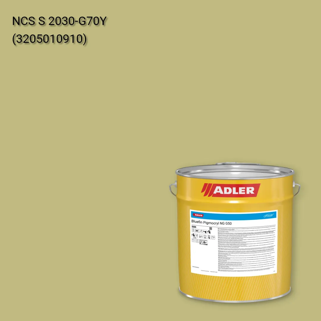 Лак меблевий Bluefin Pigmocryl NG G50 колір NCS S 2030-G70Y, Adler NCS S