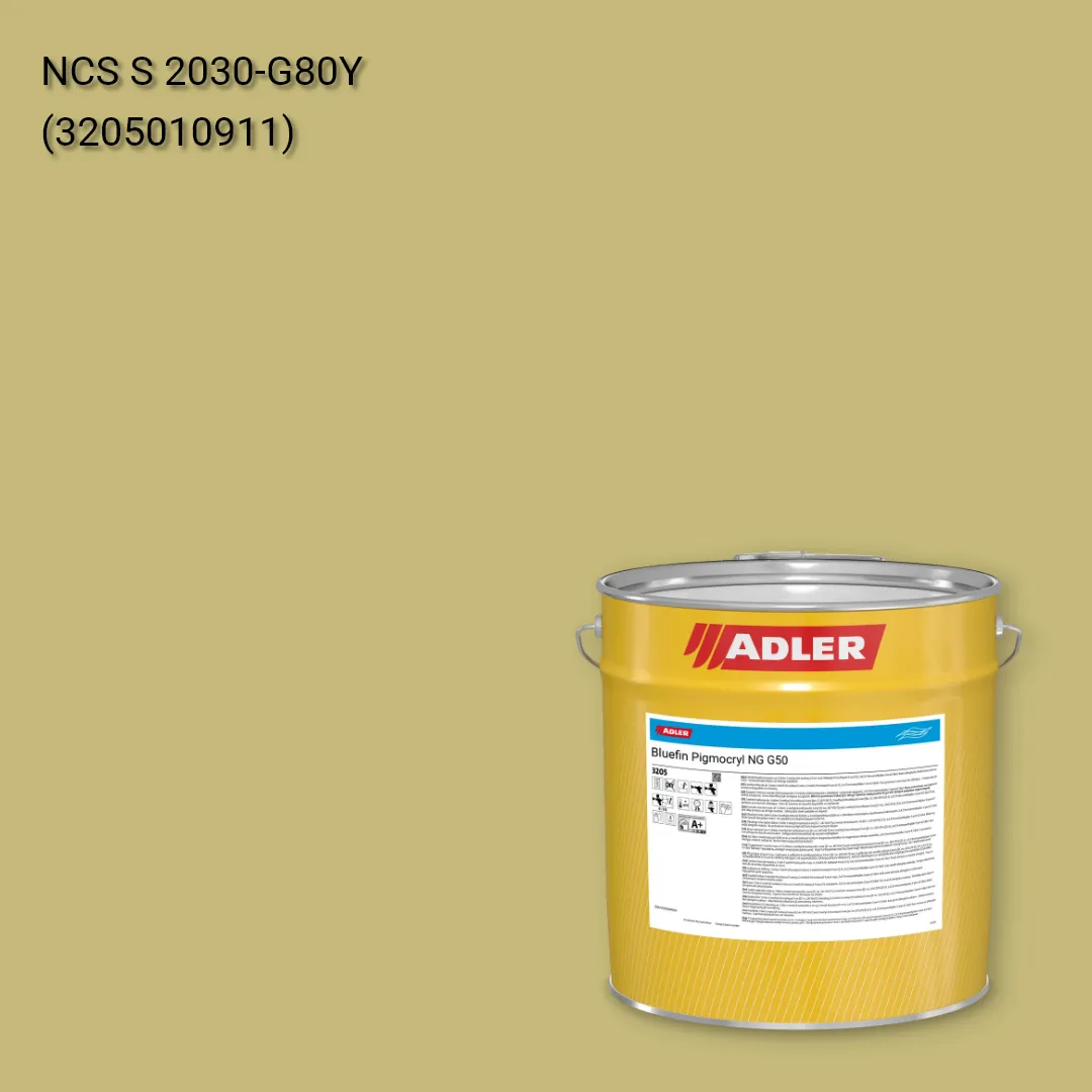 Лак меблевий Bluefin Pigmocryl NG G50 колір NCS S 2030-G80Y, Adler NCS S
