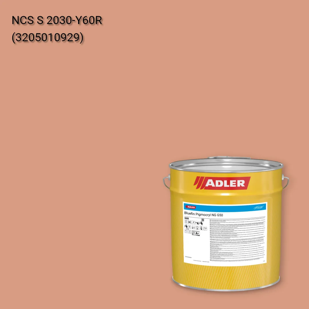 Лак меблевий Bluefin Pigmocryl NG G50 колір NCS S 2030-Y60R, Adler NCS S