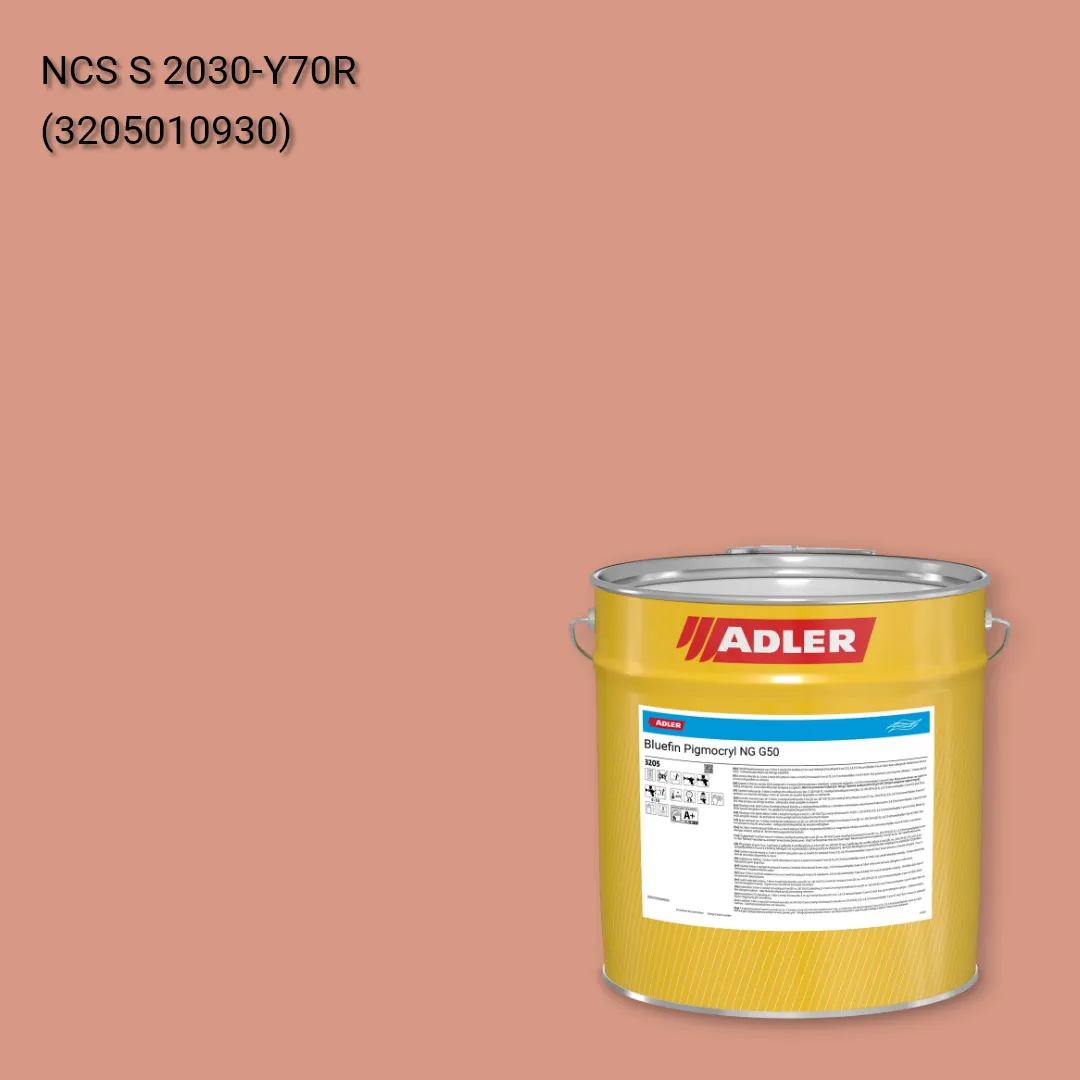 Лак меблевий Bluefin Pigmocryl NG G50 колір NCS S 2030-Y70R, Adler NCS S