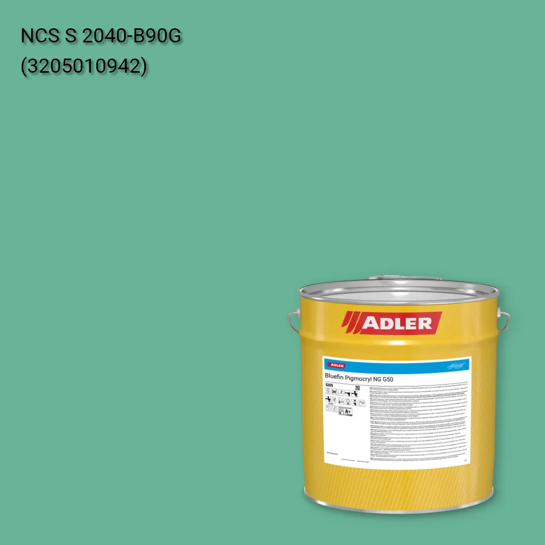Лак меблевий Bluefin Pigmocryl NG G50 колір NCS S 2040-B90G, Adler NCS S