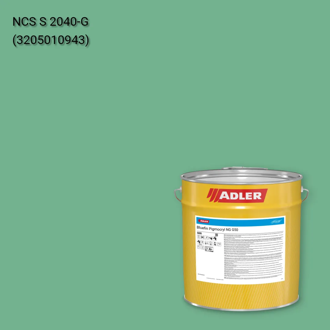 Лак меблевий Bluefin Pigmocryl NG G50 колір NCS S 2040-G, Adler NCS S