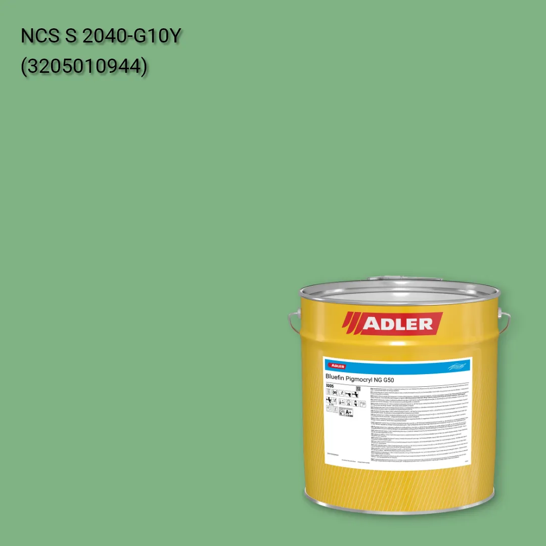 Лак меблевий Bluefin Pigmocryl NG G50 колір NCS S 2040-G10Y, Adler NCS S