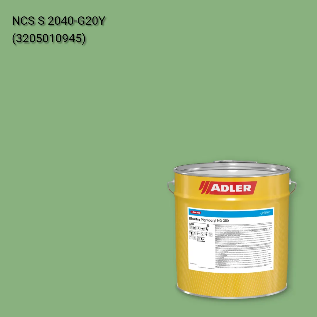Лак меблевий Bluefin Pigmocryl NG G50 колір NCS S 2040-G20Y, Adler NCS S