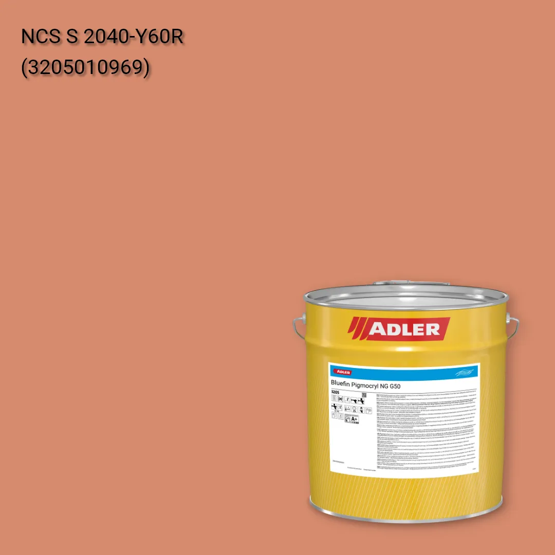 Лак меблевий Bluefin Pigmocryl NG G50 колір NCS S 2040-Y60R, Adler NCS S