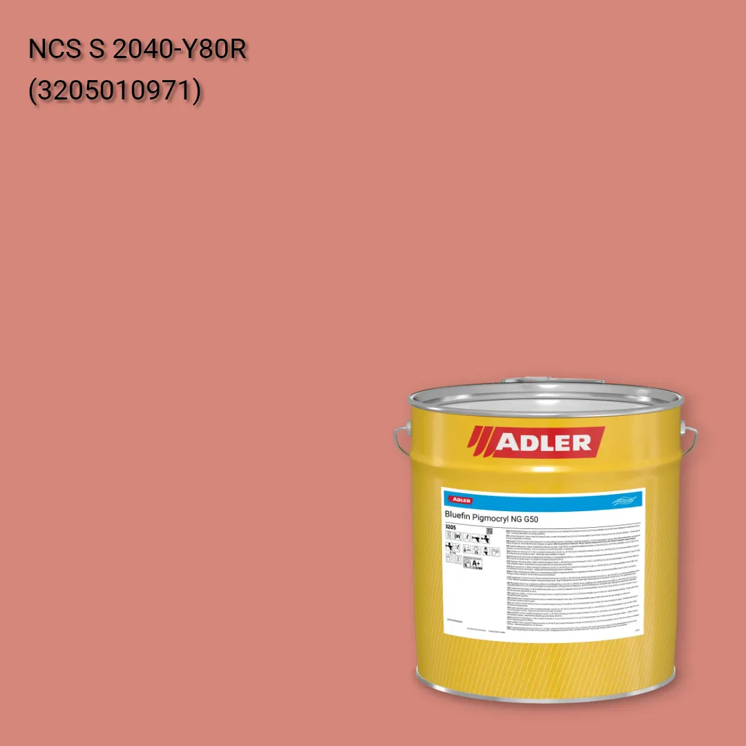 Лак меблевий Bluefin Pigmocryl NG G50 колір NCS S 2040-Y80R, Adler NCS S
