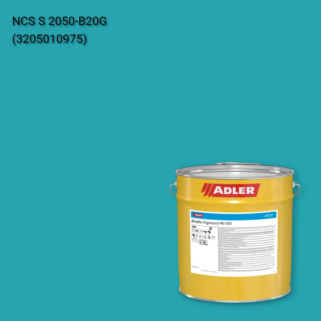 Лак меблевий Bluefin Pigmocryl NG G50 колір NCS S 2050-B20G, Adler NCS S