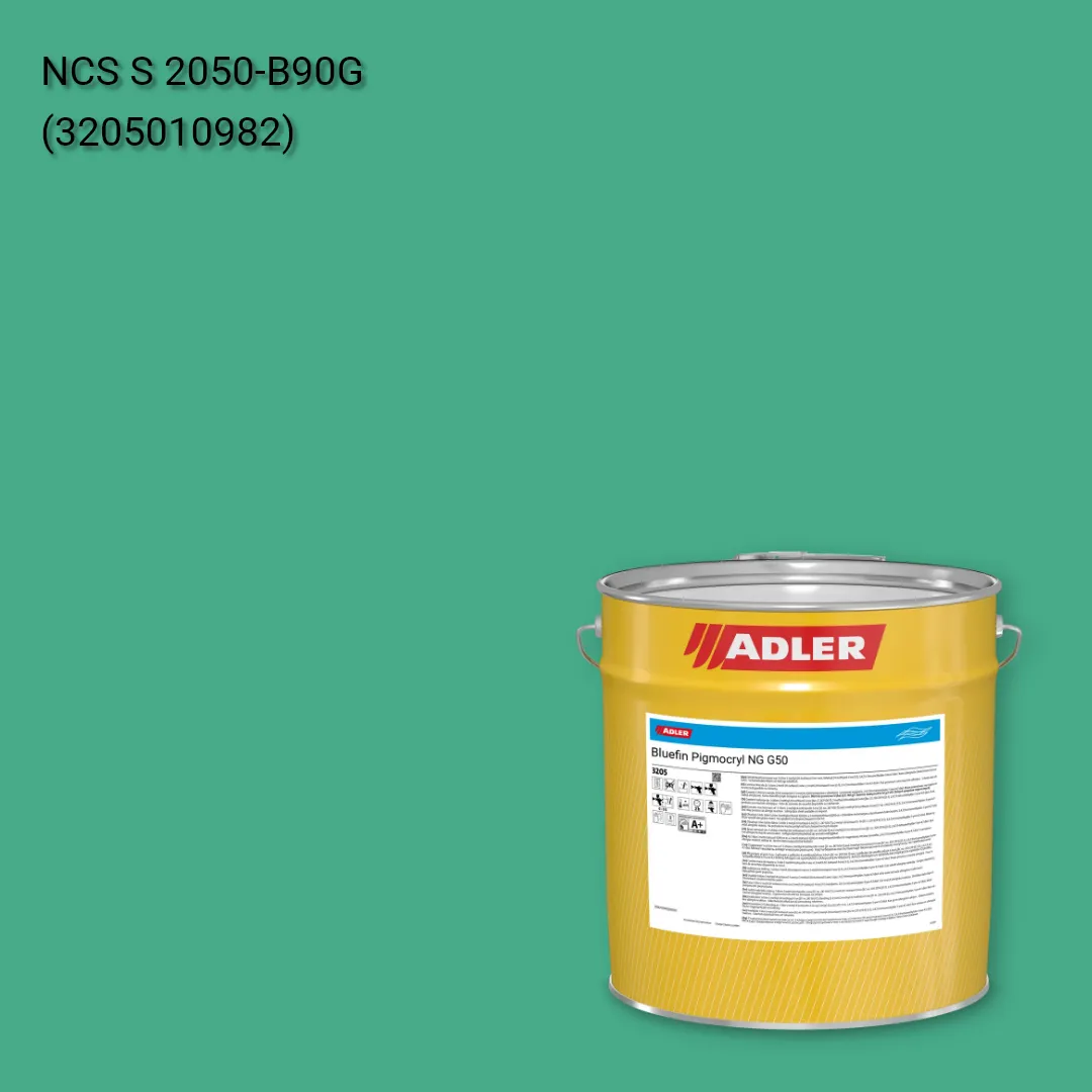 Лак меблевий Bluefin Pigmocryl NG G50 колір NCS S 2050-B90G, Adler NCS S