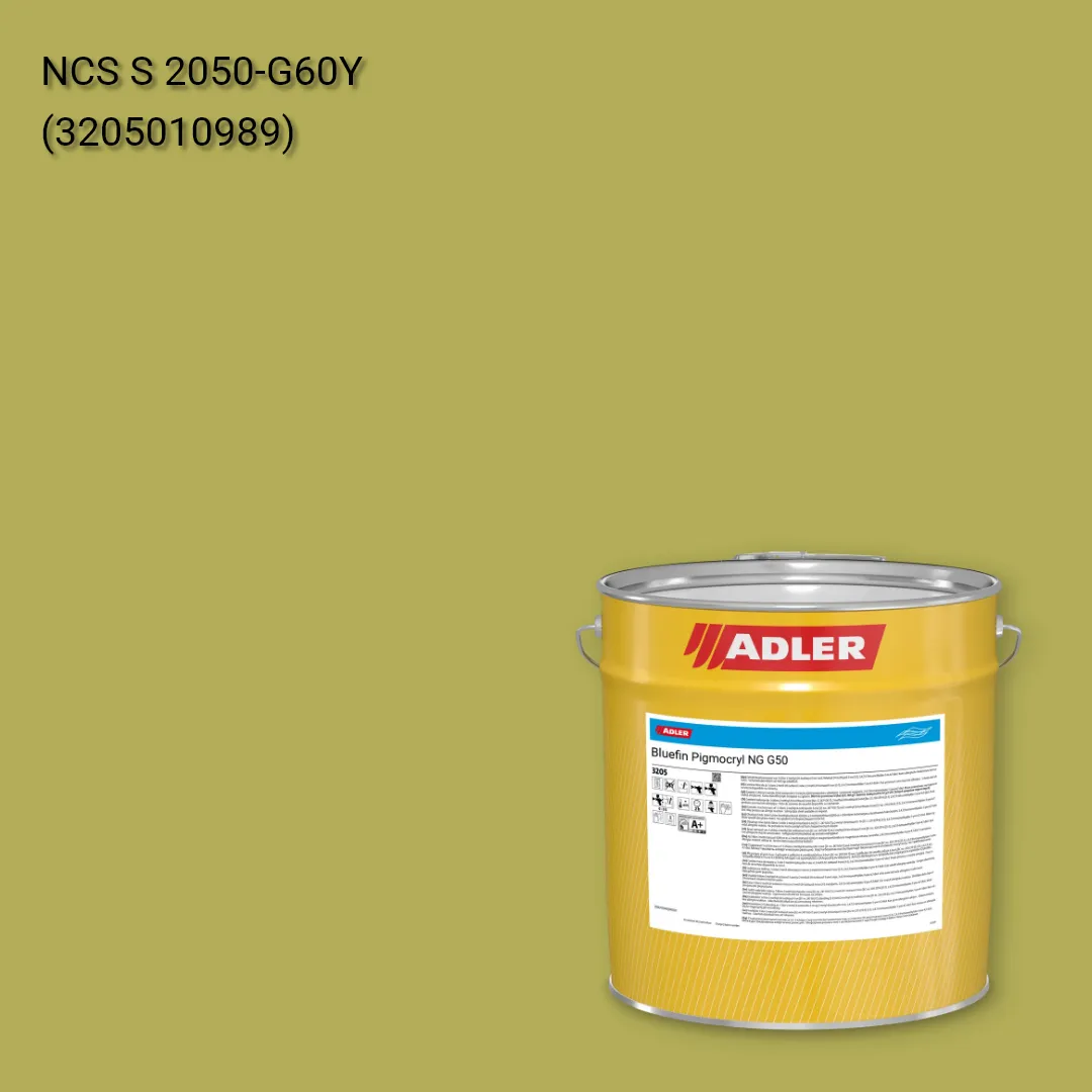 Лак меблевий Bluefin Pigmocryl NG G50 колір NCS S 2050-G60Y, Adler NCS S