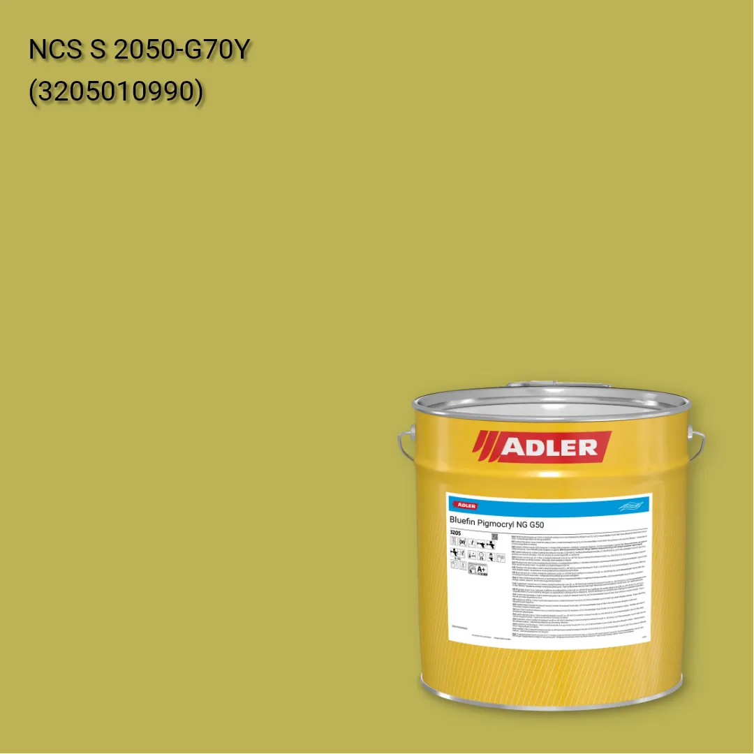 Лак меблевий Bluefin Pigmocryl NG G50 колір NCS S 2050-G70Y, Adler NCS S
