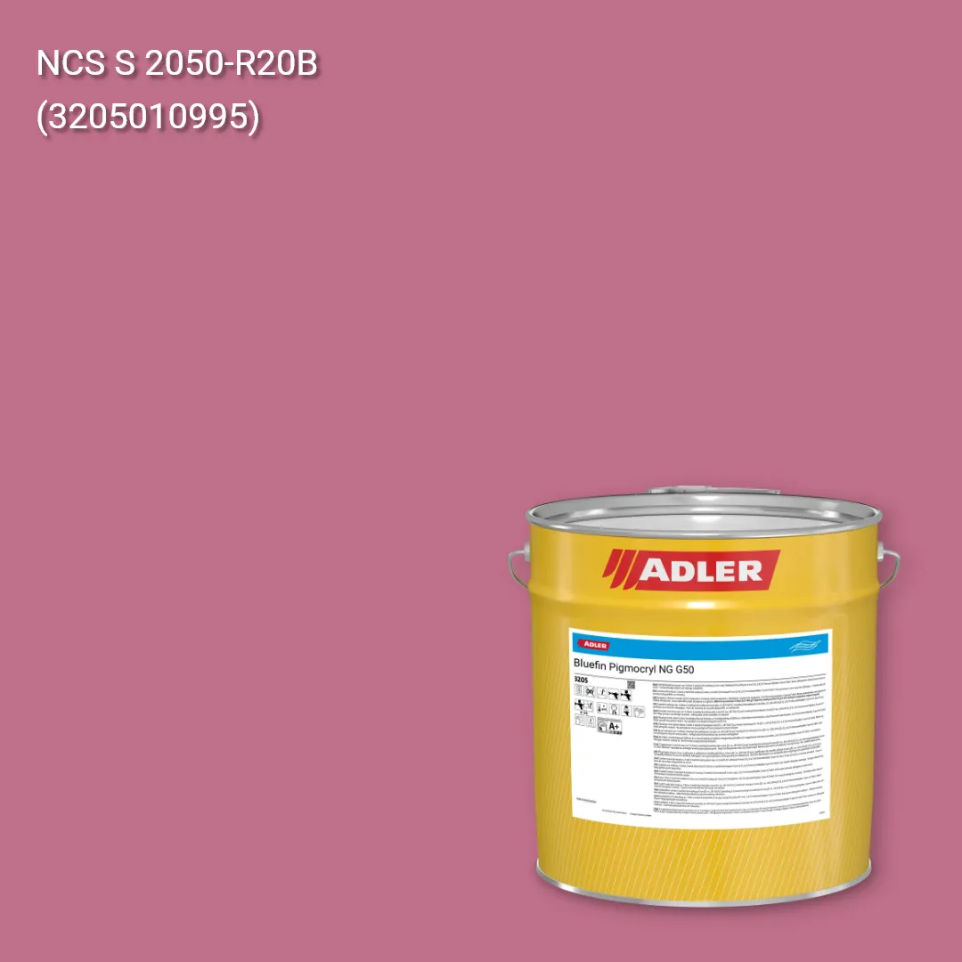 Лак меблевий Bluefin Pigmocryl NG G50 колір NCS S 2050-R20B, Adler NCS S