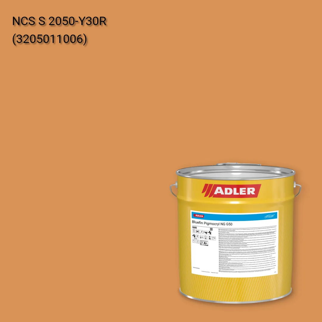 Лак меблевий Bluefin Pigmocryl NG G50 колір NCS S 2050-Y30R, Adler NCS S