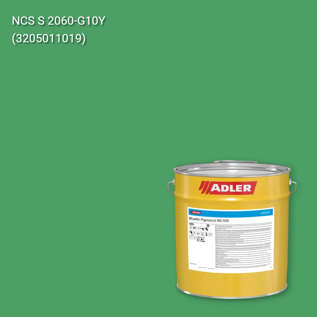 Лак меблевий Bluefin Pigmocryl NG G50 колір NCS S 2060-G10Y, Adler NCS S