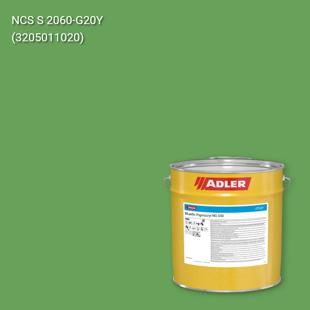 Лак меблевий Bluefin Pigmocryl NG G50 колір NCS S 2060-G20Y, Adler NCS S