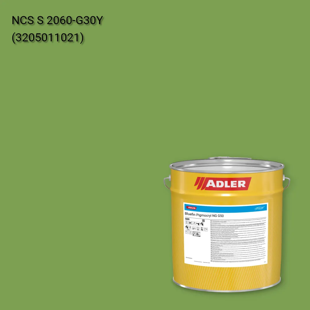 Лак меблевий Bluefin Pigmocryl NG G50 колір NCS S 2060-G30Y, Adler NCS S