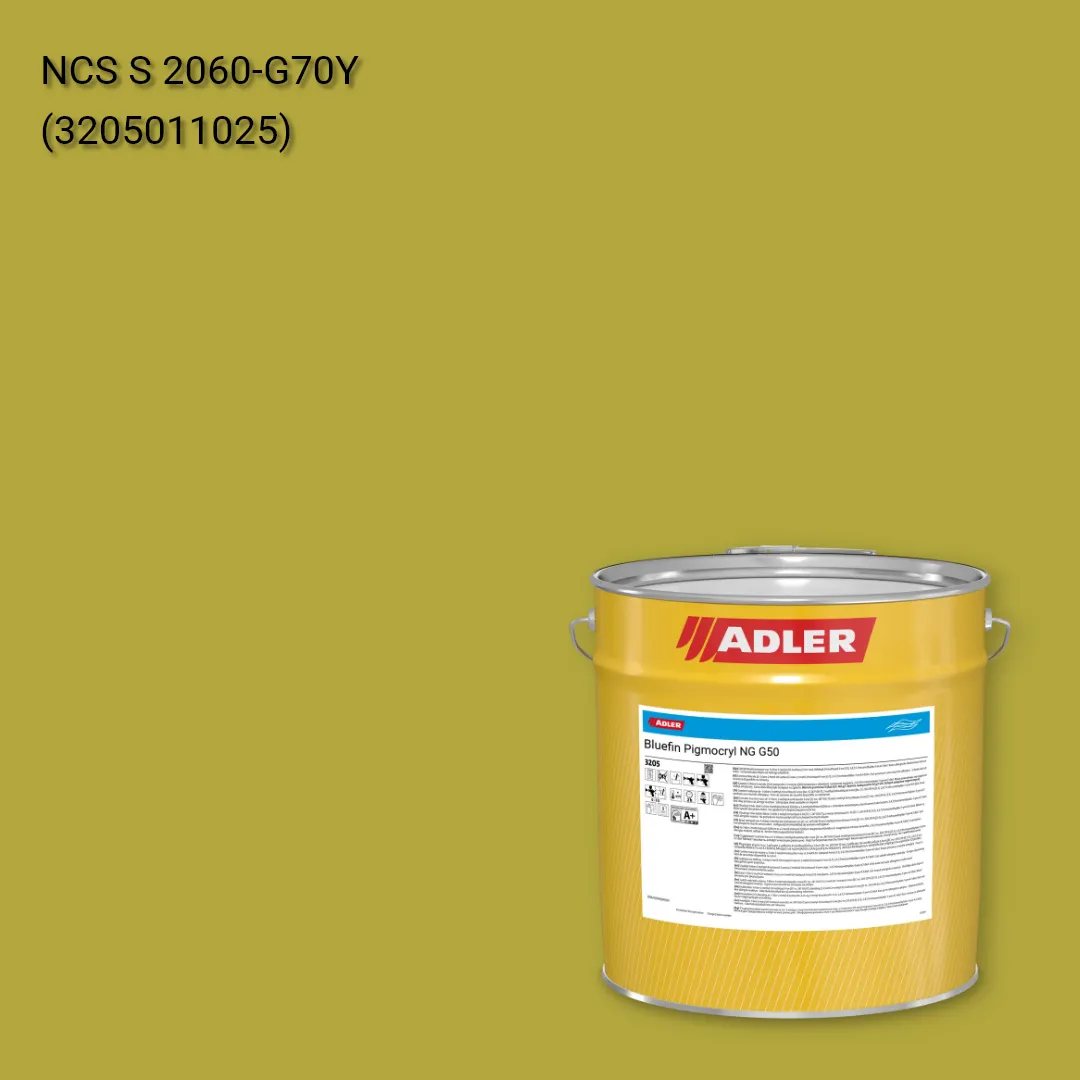 Лак меблевий Bluefin Pigmocryl NG G50 колір NCS S 2060-G70Y, Adler NCS S