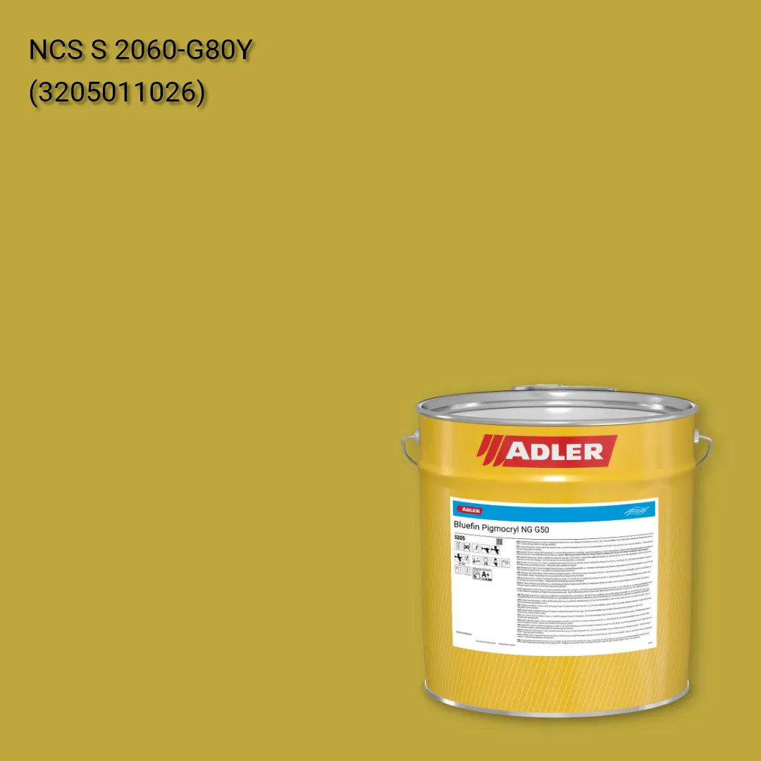 Лак меблевий Bluefin Pigmocryl NG G50 колір NCS S 2060-G80Y, Adler NCS S