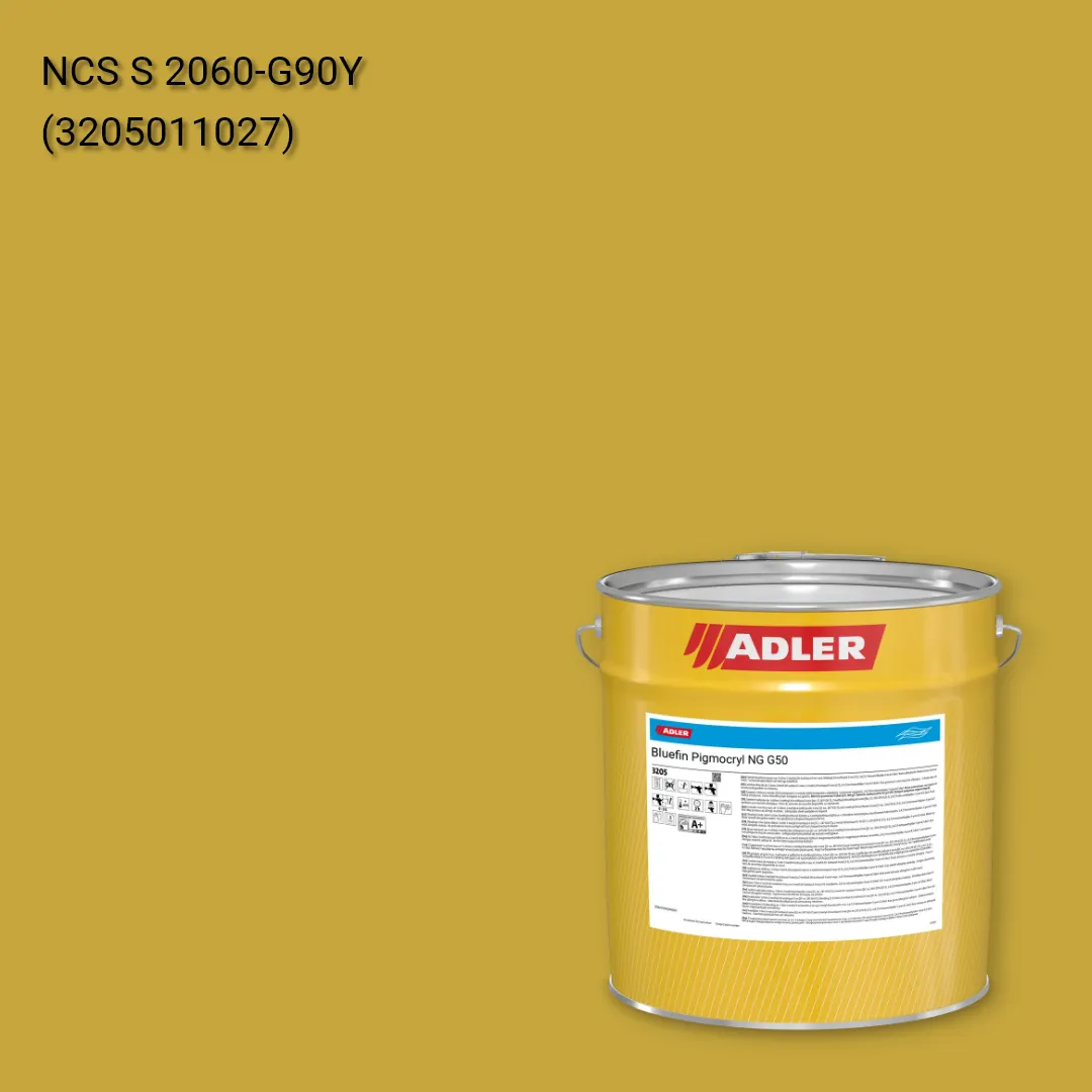 Лак меблевий Bluefin Pigmocryl NG G50 колір NCS S 2060-G90Y, Adler NCS S