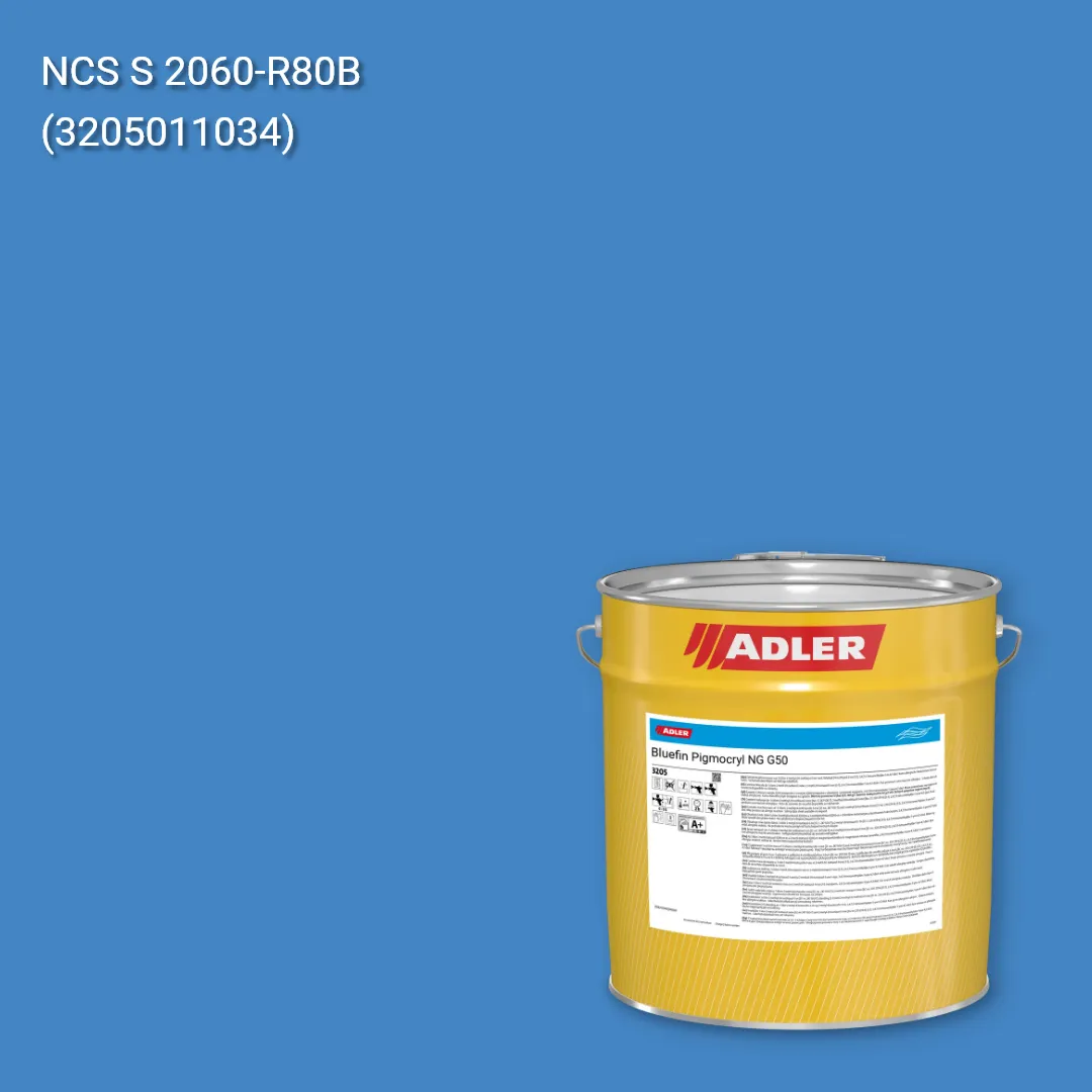 Лак меблевий Bluefin Pigmocryl NG G50 колір NCS S 2060-R80B, Adler NCS S