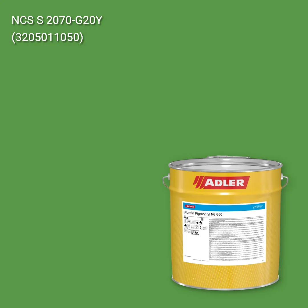 Лак меблевий Bluefin Pigmocryl NG G50 колір NCS S 2070-G20Y, Adler NCS S