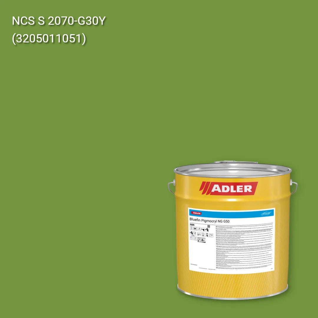 Лак меблевий Bluefin Pigmocryl NG G50 колір NCS S 2070-G30Y, Adler NCS S
