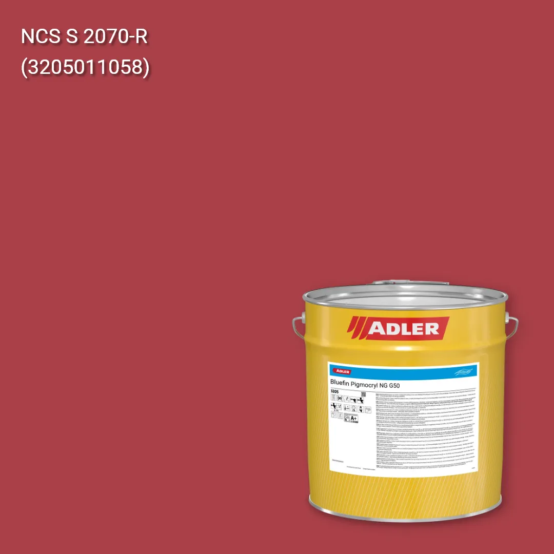 Лак меблевий Bluefin Pigmocryl NG G50 колір NCS S 2070-R, Adler NCS S