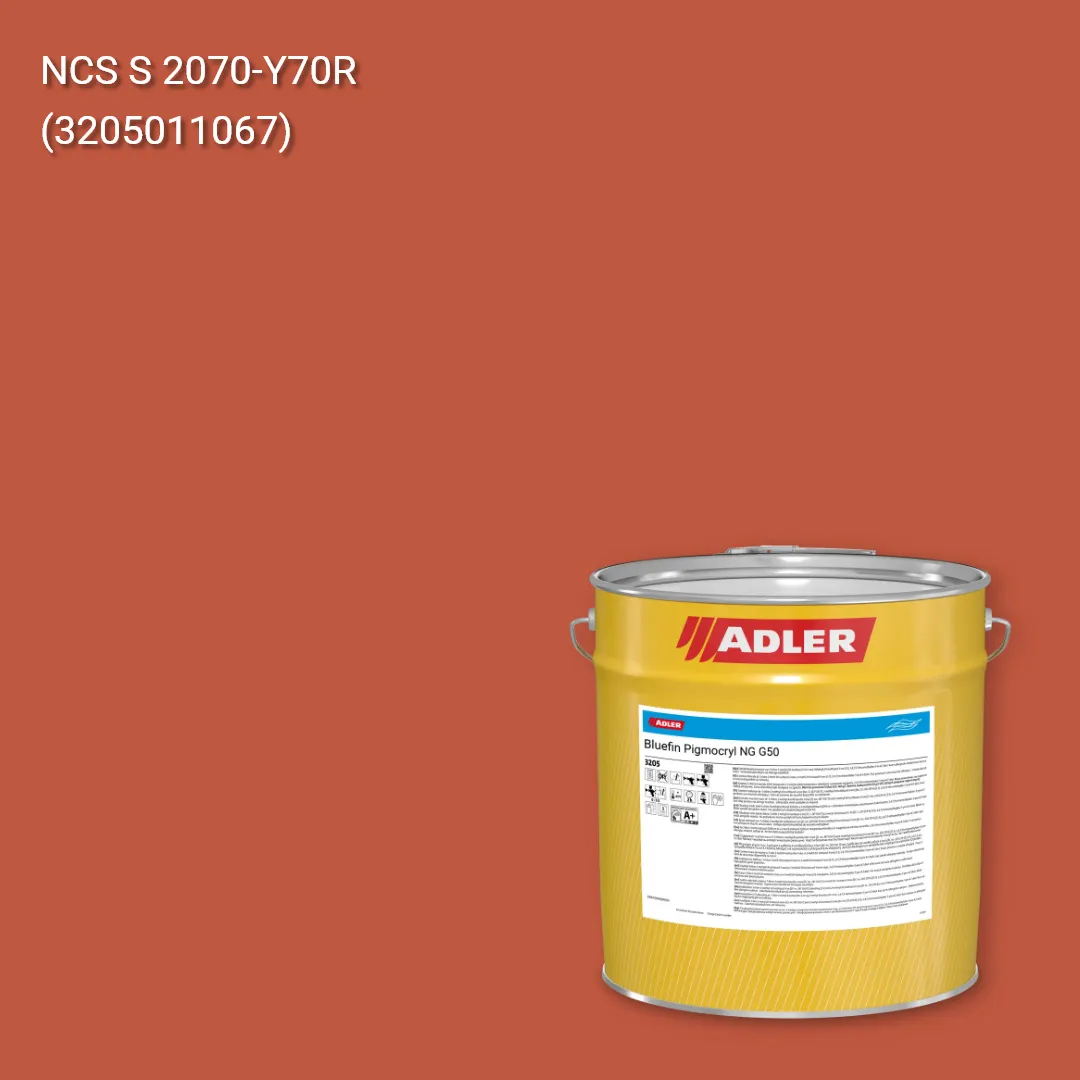Лак меблевий Bluefin Pigmocryl NG G50 колір NCS S 2070-Y70R, Adler NCS S