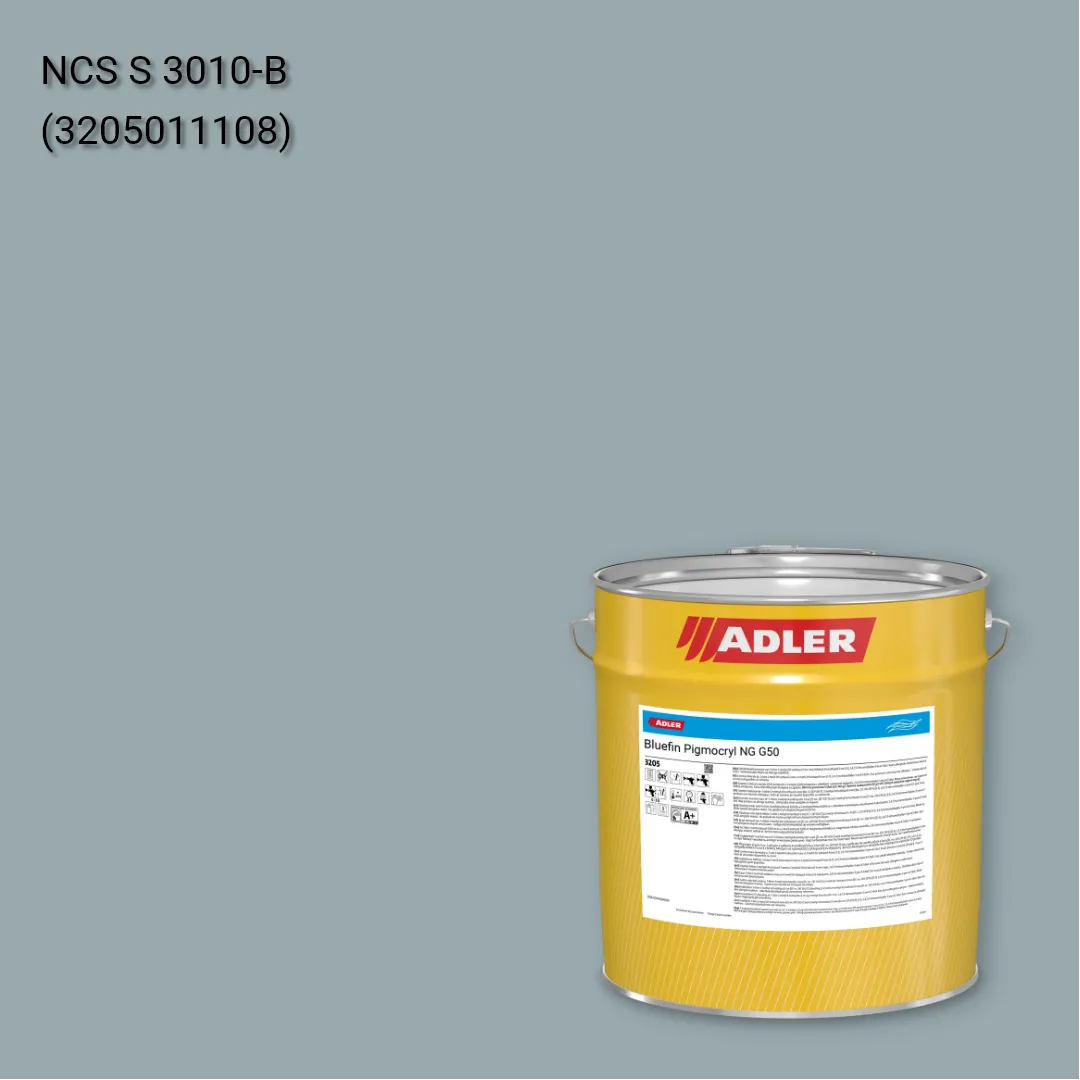 Лак меблевий Bluefin Pigmocryl NG G50 колір NCS S 3010-B, Adler NCS S