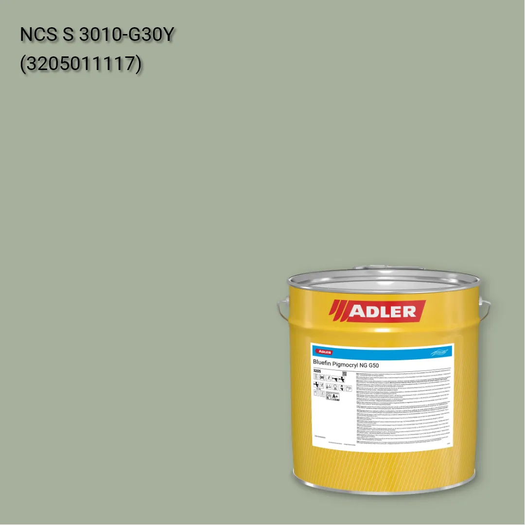 Лак меблевий Bluefin Pigmocryl NG G50 колір NCS S 3010-G30Y, Adler NCS S Лак меблевий Bluefin Pigmocryl NG G50 колір NCS S 3010-G30Y, Adler NCS S