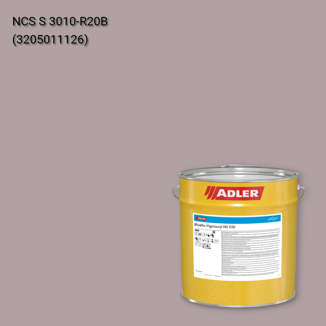 Лак меблевий Bluefin Pigmocryl NG G50 колір NCS S 3010-R20B, Adler NCS S