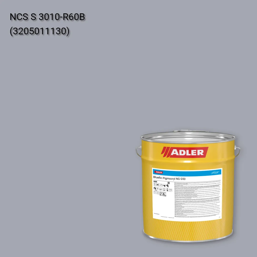 Лак меблевий Bluefin Pigmocryl NG G50 колір NCS S 3010-R60B, Adler NCS S