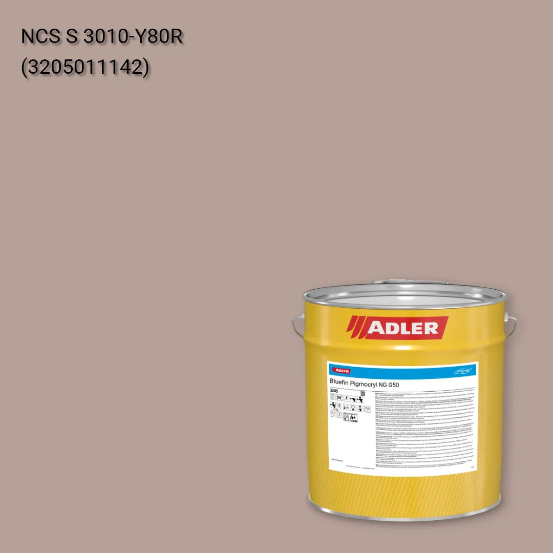 Лак меблевий Bluefin Pigmocryl NG G50 колір NCS S 3010-Y80R, Adler NCS S