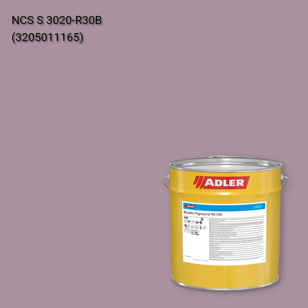 Лак меблевий Bluefin Pigmocryl NG G50 колір NCS S 3020-R30B, Adler NCS S