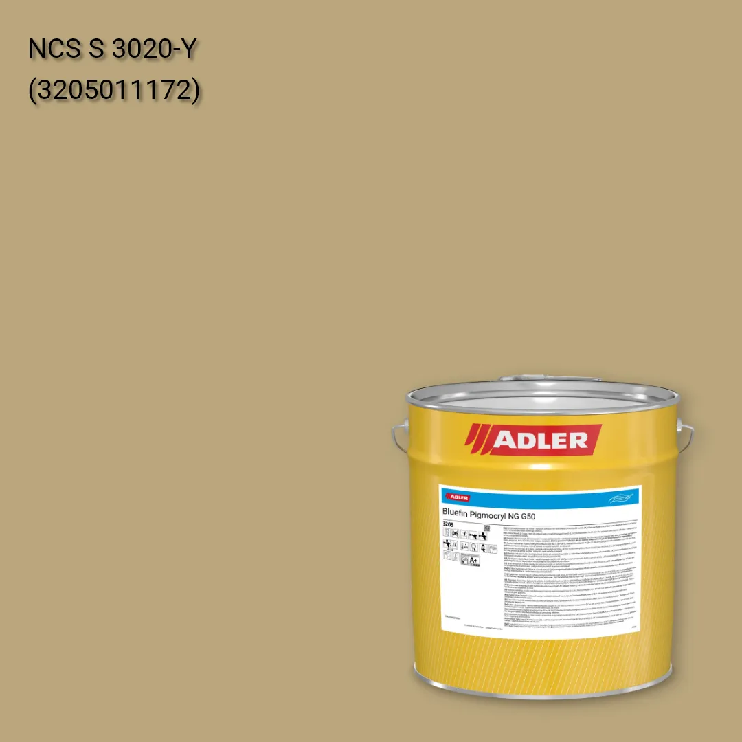Лак меблевий Bluefin Pigmocryl NG G50 колір NCS S 3020-Y, Adler NCS S