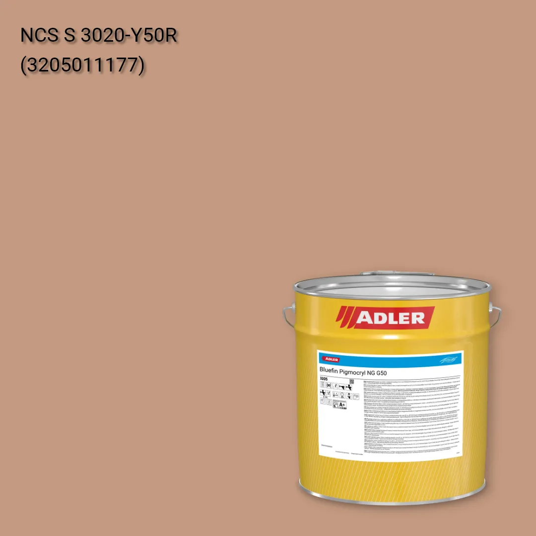 Лак меблевий Bluefin Pigmocryl NG G50 колір NCS S 3020-Y50R, Adler NCS S