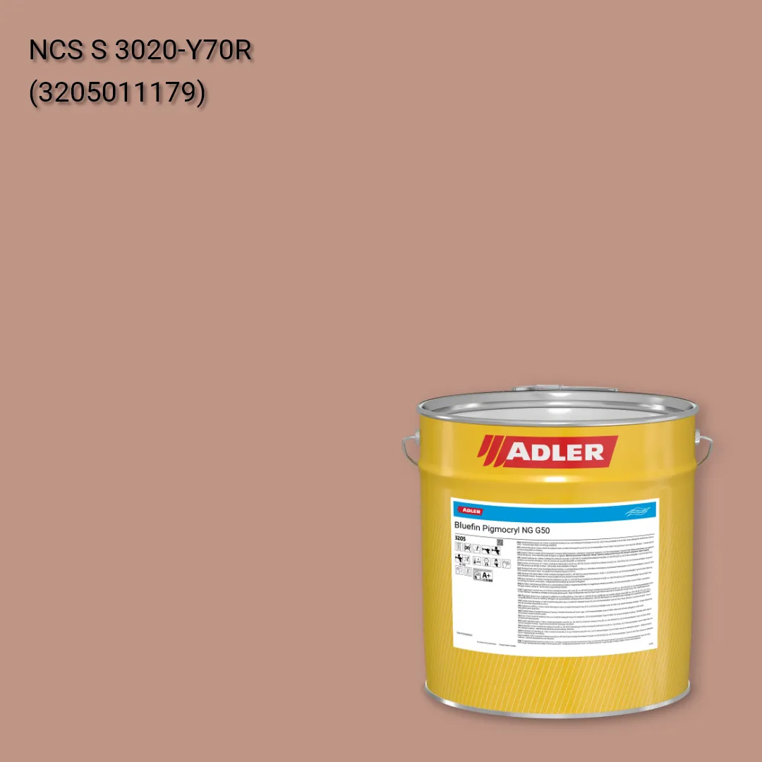 Лак меблевий Bluefin Pigmocryl NG G50 колір NCS S 3020-Y70R, Adler NCS S