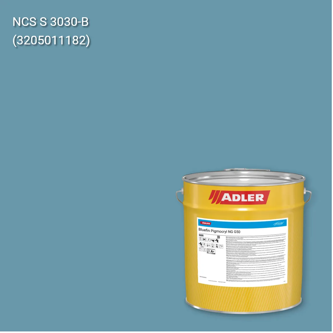 Лак меблевий Bluefin Pigmocryl NG G50 колір NCS S 3030-B, Adler NCS S