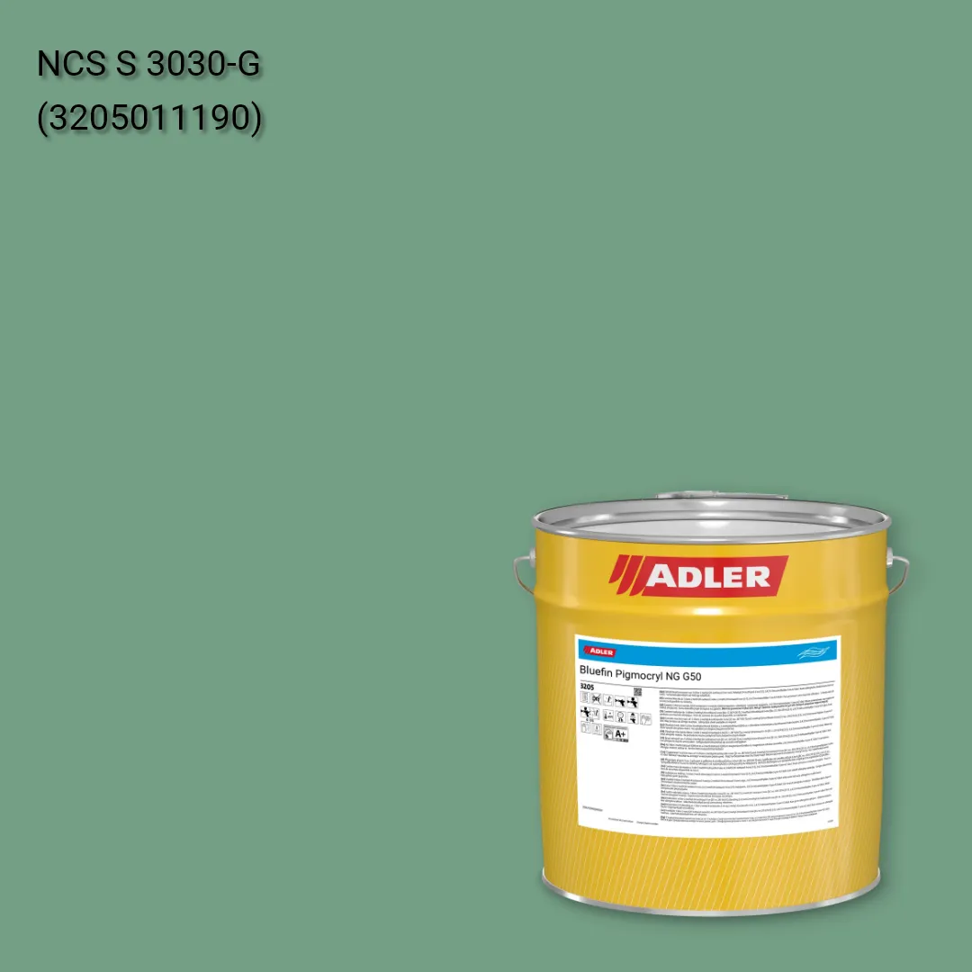 Лак меблевий Bluefin Pigmocryl NG G50 колір NCS S 3030-G, Adler NCS S