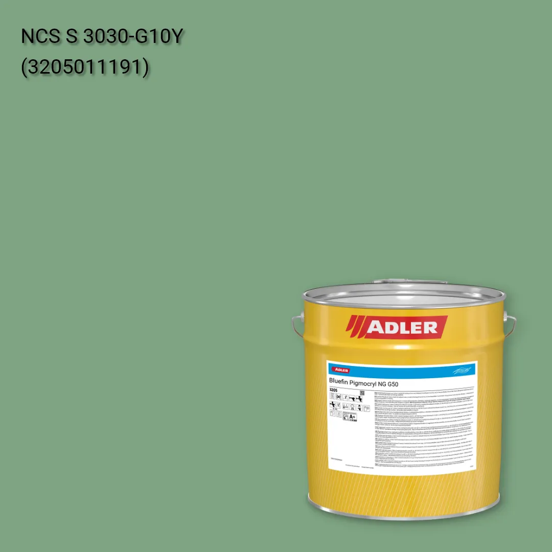 Лак меблевий Bluefin Pigmocryl NG G50 колір NCS S 3030-G10Y, Adler NCS S