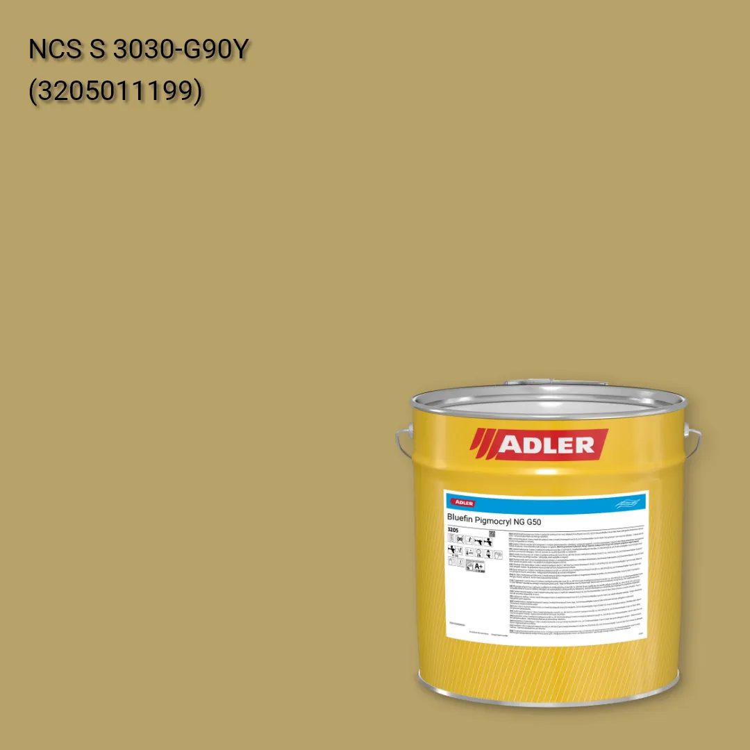 Лак меблевий Bluefin Pigmocryl NG G50 колір NCS S 3030-G90Y, Adler NCS S