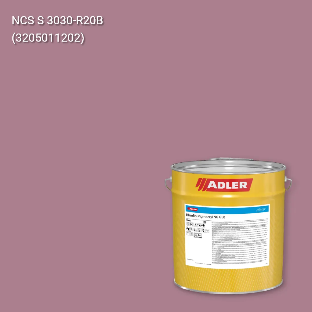 Лак меблевий Bluefin Pigmocryl NG G50 колір NCS S 3030-R20B, Adler NCS S